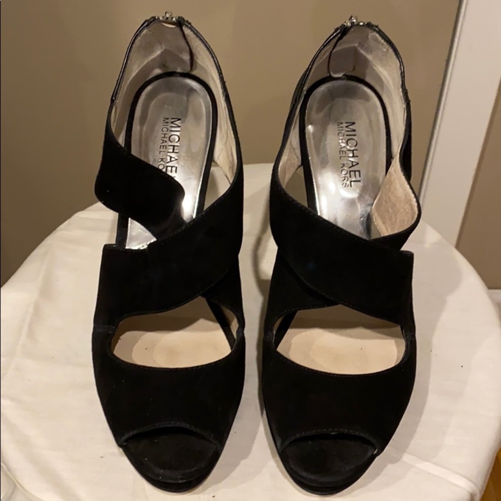 Michael Michael Kors Elena Cross Strap Suede